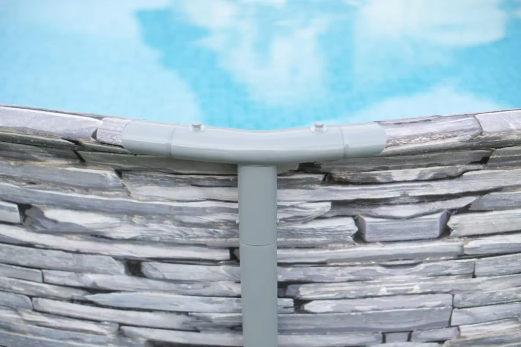 Summer Waves Elite Frame Pool Ø427 x 107 cm Stone Grey