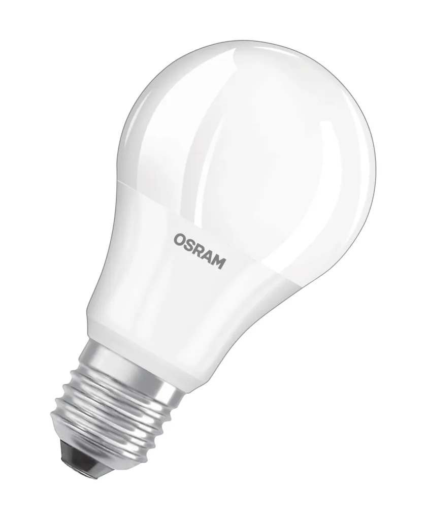 LED light bulb with 8.5 watts, E27, warm white - 5 pieces