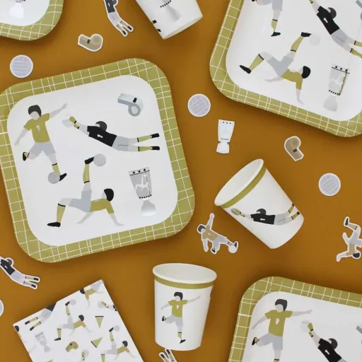 Ava & Yves gift paper bags football