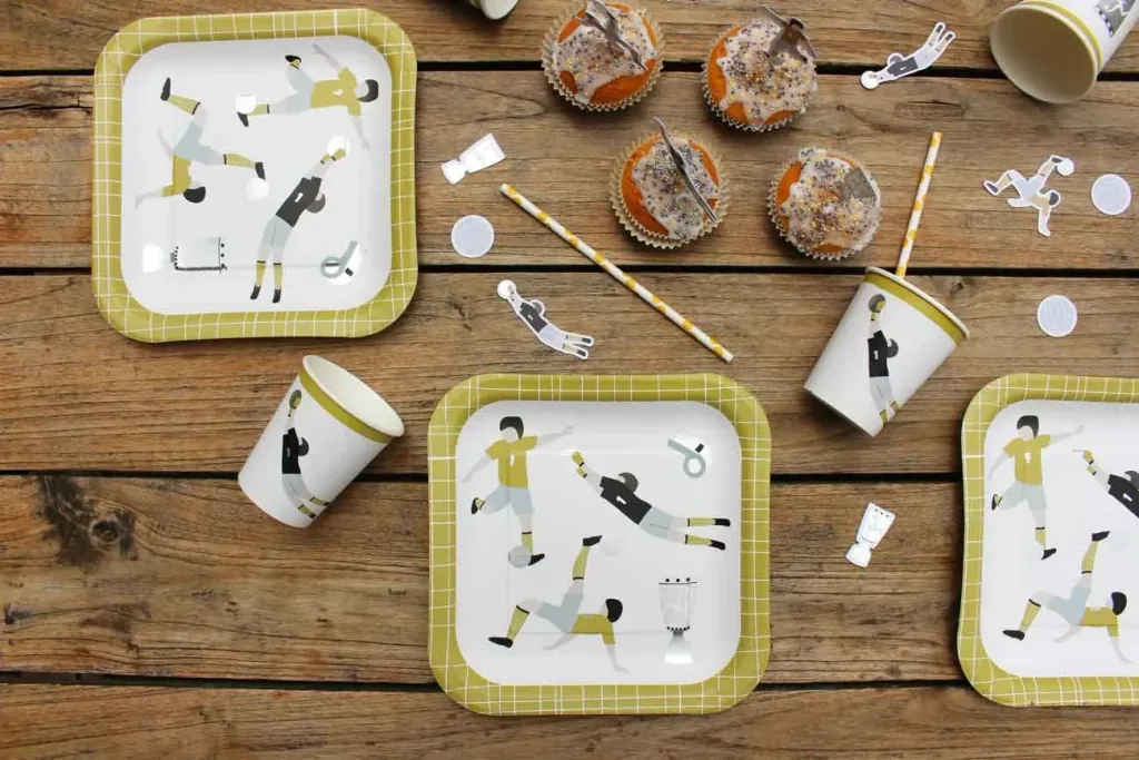 Ava & Yves gift paper bags football