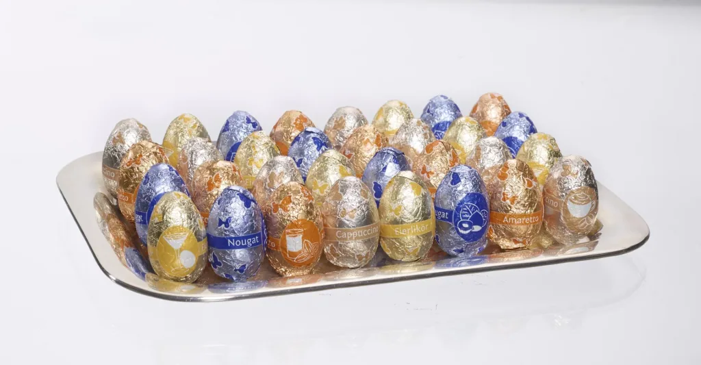 Gourmet egg assortment, 30 pieces