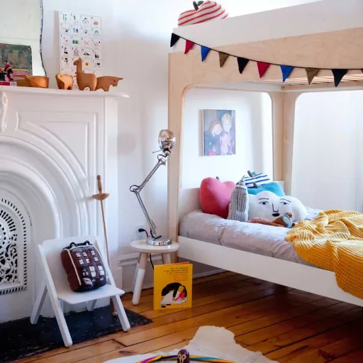 Oeuf perch loft bed/bunk bed/single bed birch