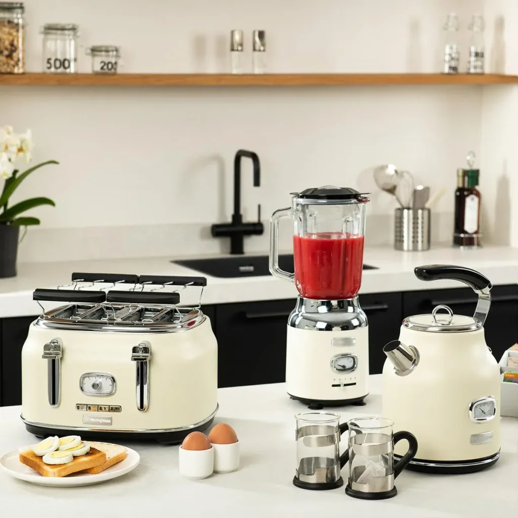 Retro Blender - Smoothie Maker - White