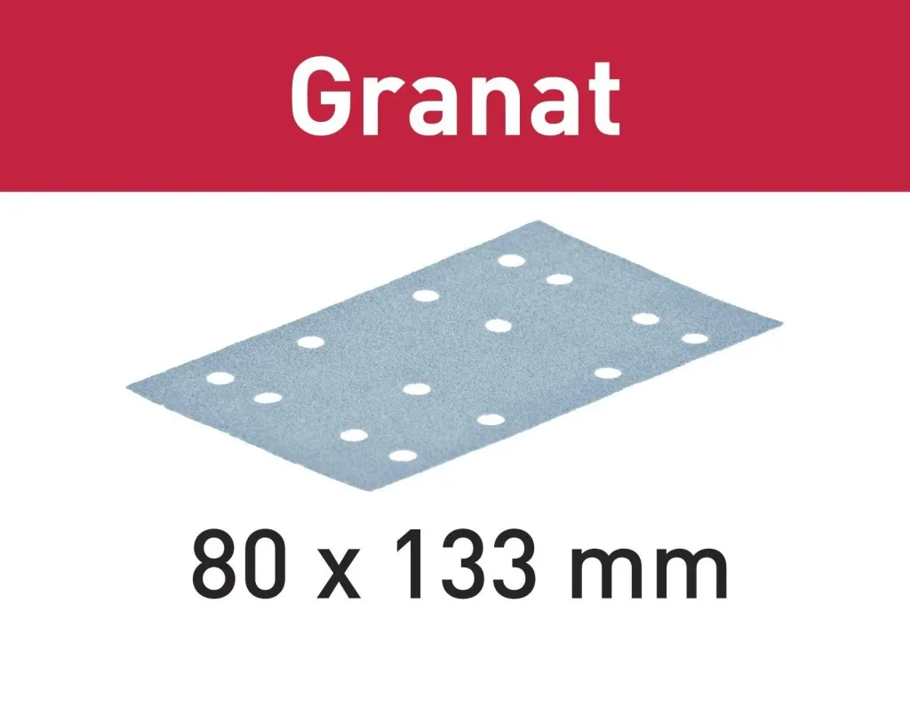 Sanding strips STF 80 x 133 P180, 100 pieces