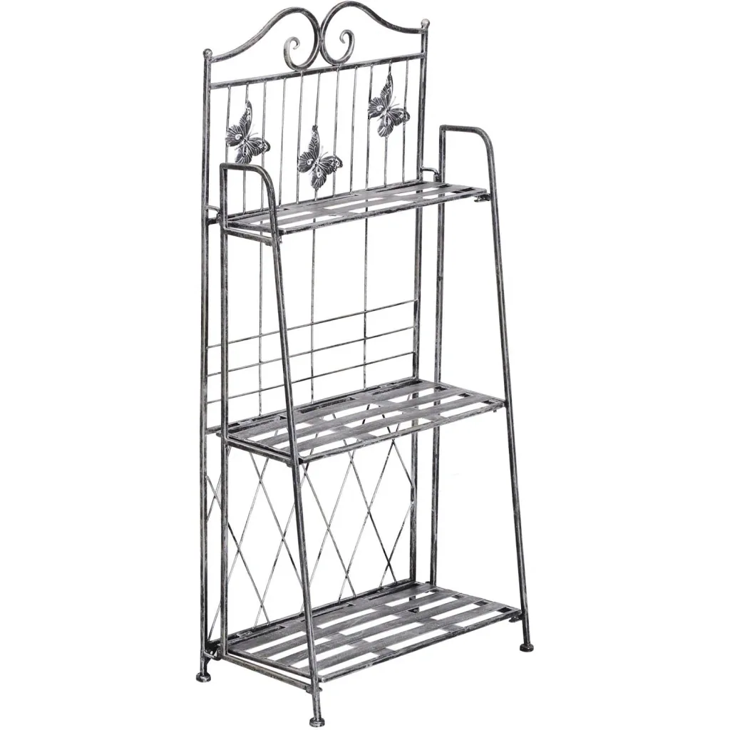 Plant shelf with 3 levels