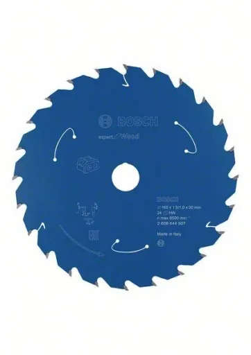 Circular saw blade for cordless saws, Expert for Wood, 165 x 1.5/1 x 20 mm