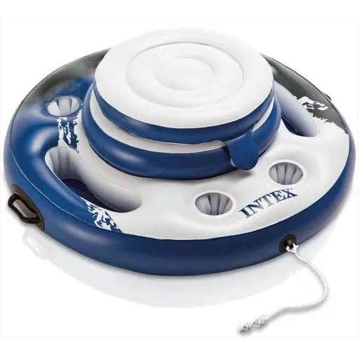 Inflatable cooler & cupholder