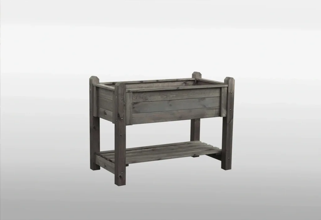 Solid herb bed, grey, small
