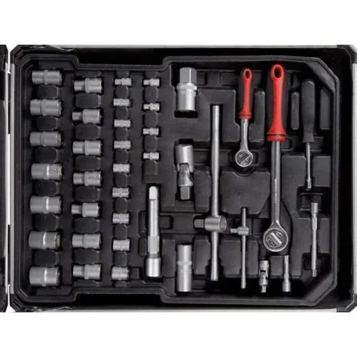 Aluminum tool case 260 pieces - 51x21x38 cm