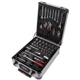 Aluminum tool case 260 pieces - 51x21x38 cm