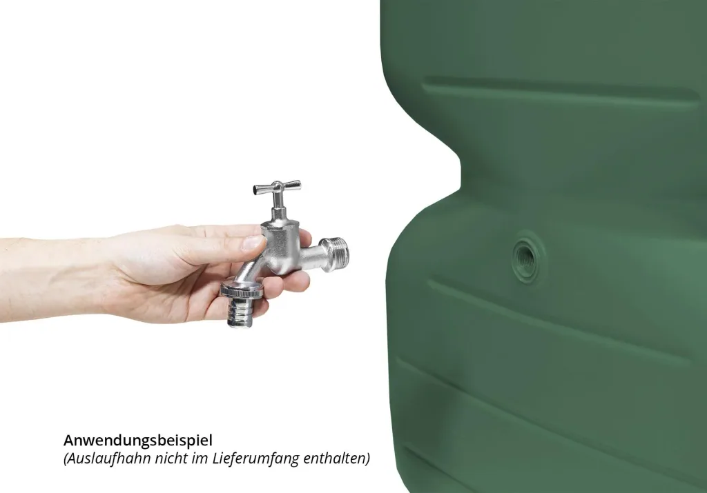 Garden tank CUBUS 1000 L, dark green