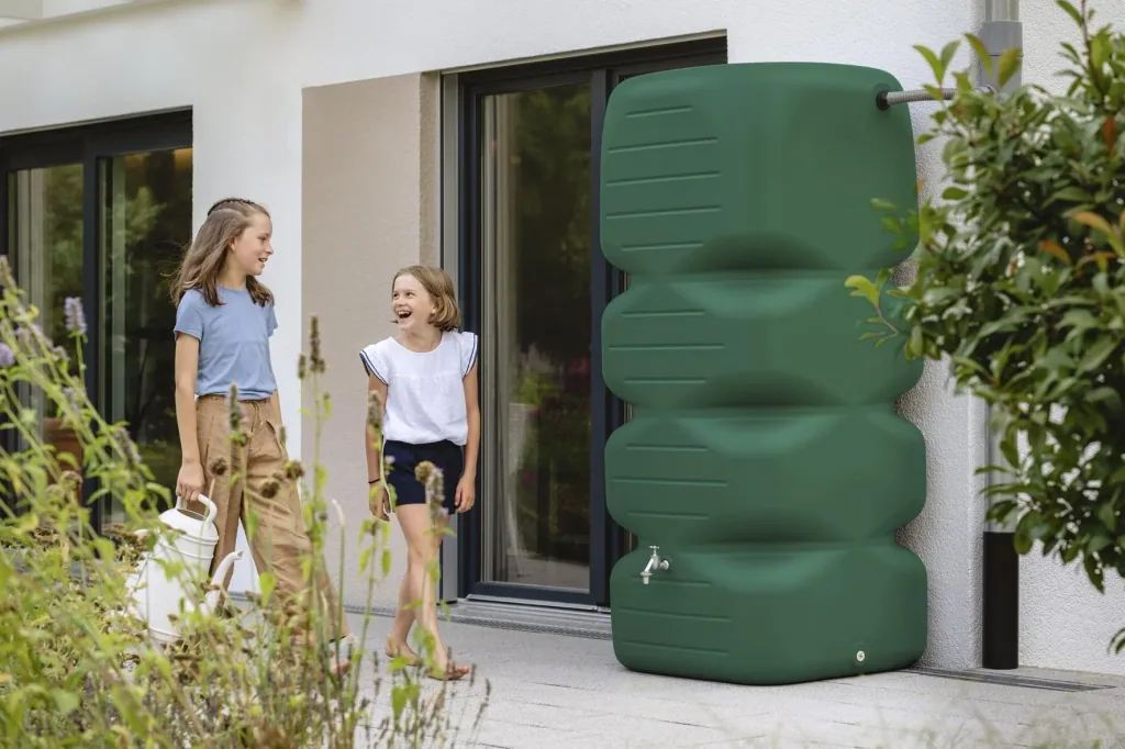 Garden tank CUBUS 1000 L, dark green
