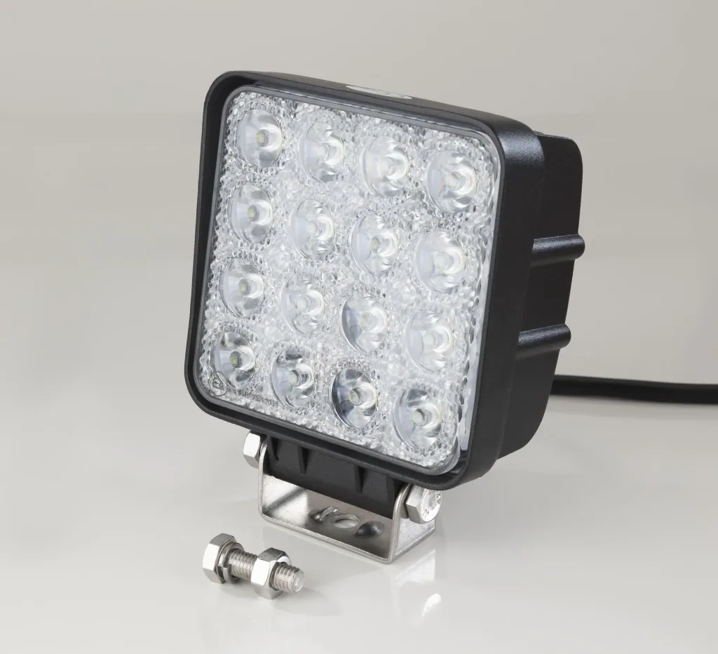 LED work lights, 16 LEDs, 48 ​​watts in a set of 2