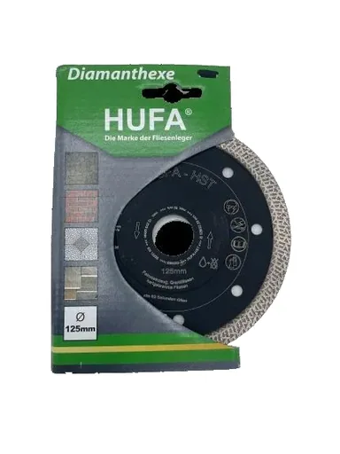 Diamond cutting disc for tiles "HST", 125 mm