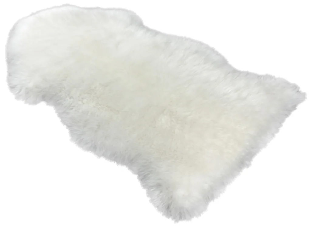 Lammfell in Tierform Blake weiss 80-90 cm lang