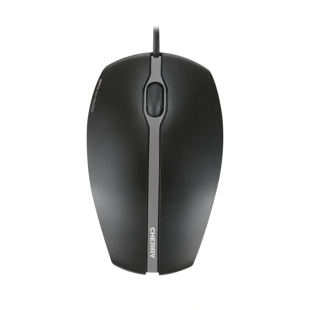 Wireless Maus GENTIX Corded Optical Mouse schwarz
