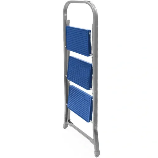 Household ladder folding stairs - 3 steps - max. 150 kg