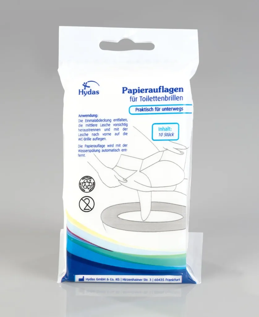 Toilet seat cover 10 pieces, disposable, 5-pack