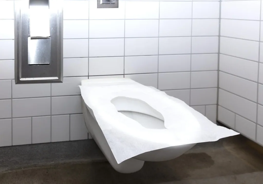 Toilet seat cover 10 pieces, disposable, 5-pack
