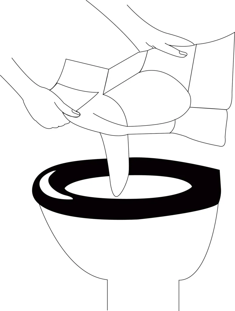 Toilet seat cover 10 pieces, disposable, 5-pack