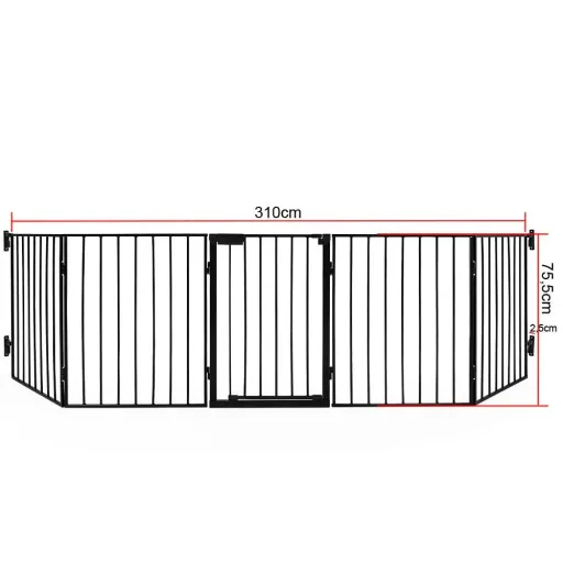 Fireplace guard for animal protection - 310 cm