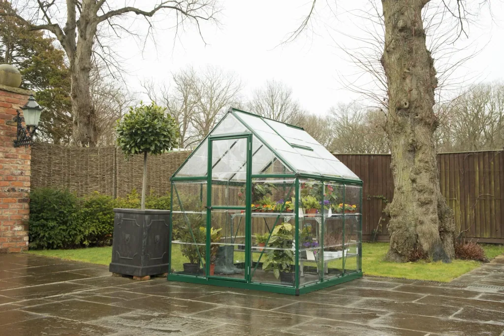Greenhouse "Harmony" - 6x6, green
