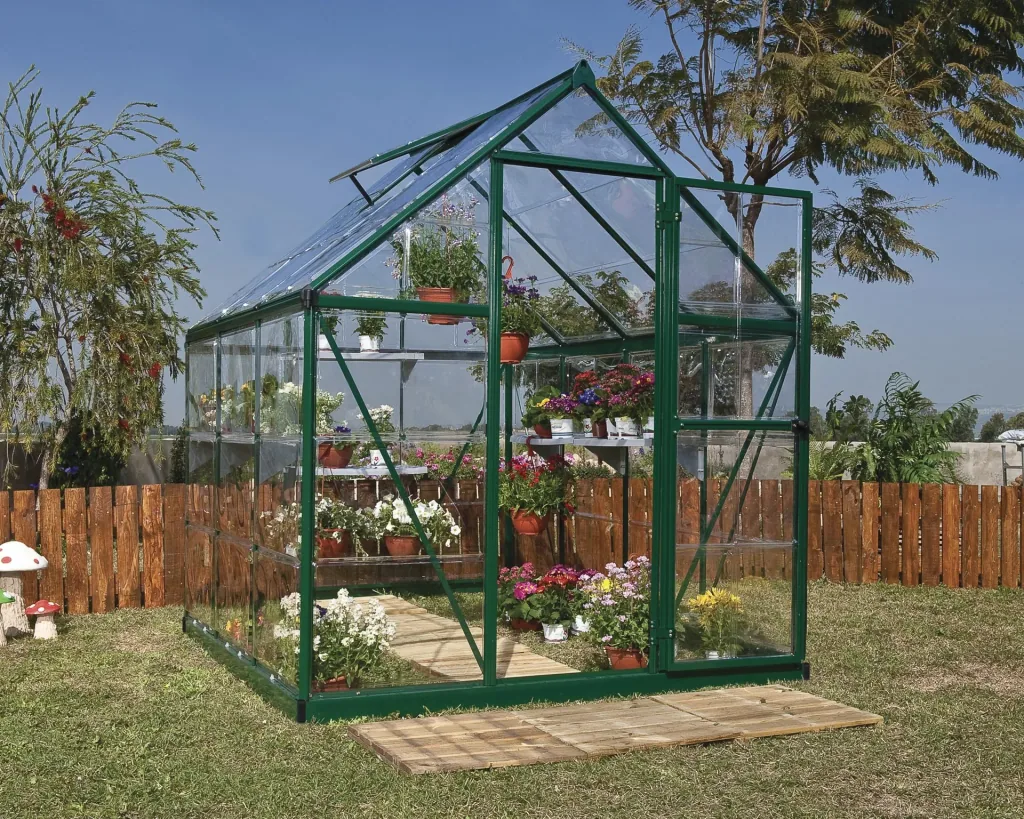 Greenhouse "Harmony" - 6x6, green