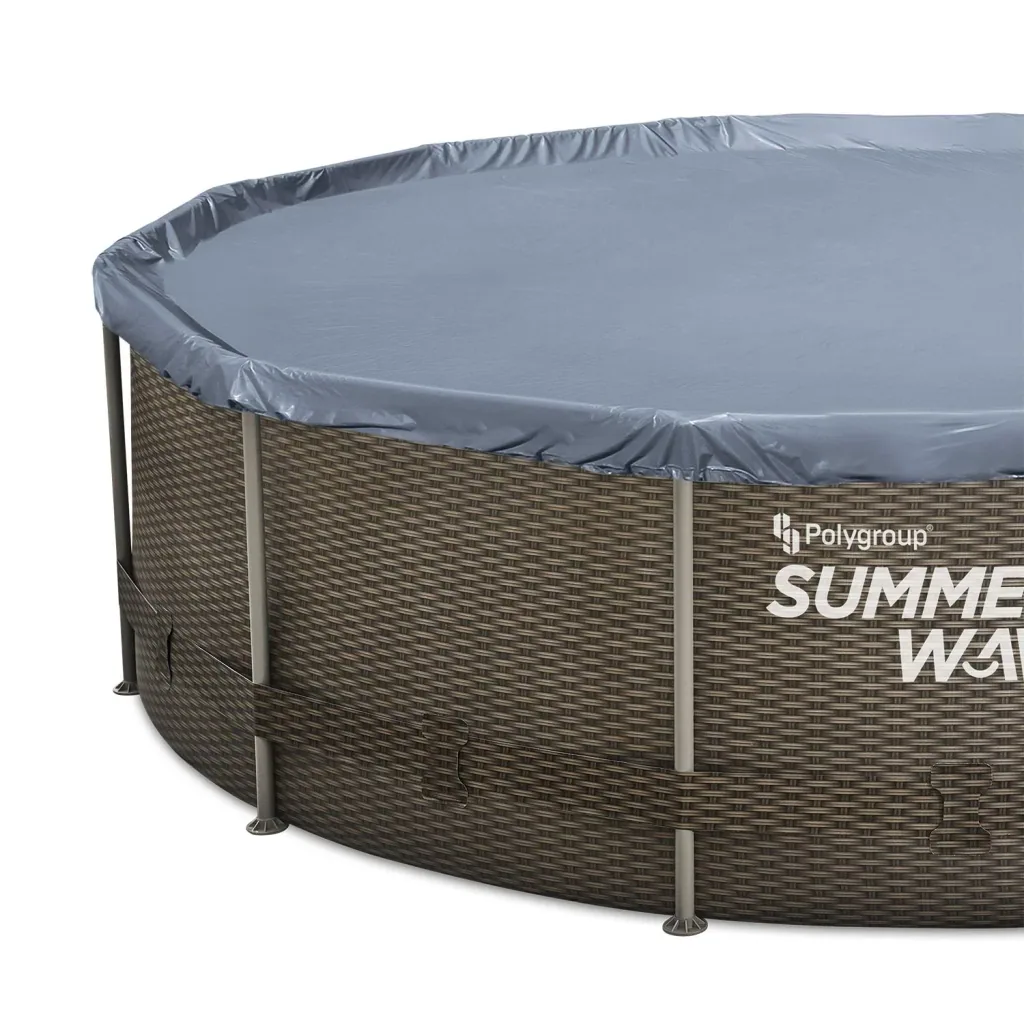 Active Frame Pool Ø457 x 106 cm rattan braun
