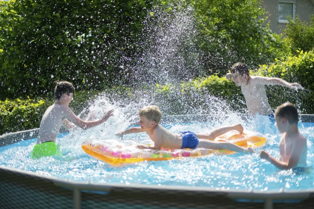 Active Frame Pool Ø457 x 106 cm rattan braun