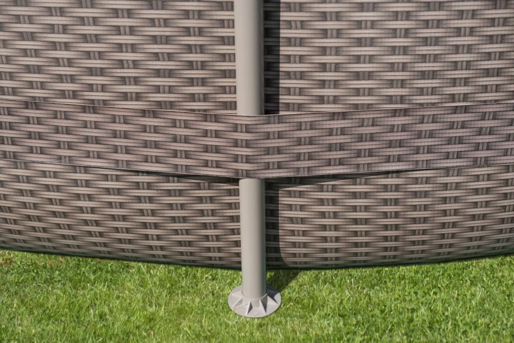 Active Frame Pool Ø457 x 106 cm rattan braun