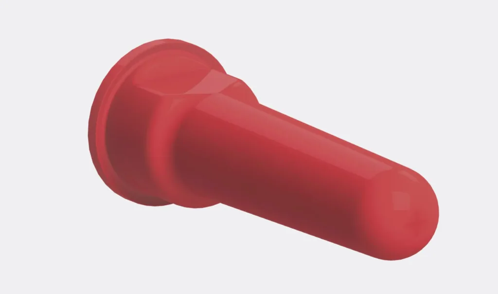 Super suction cups for drinking buckets "FixClip", red, pack of 5