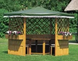 Pavilion "Marburg" with furniture