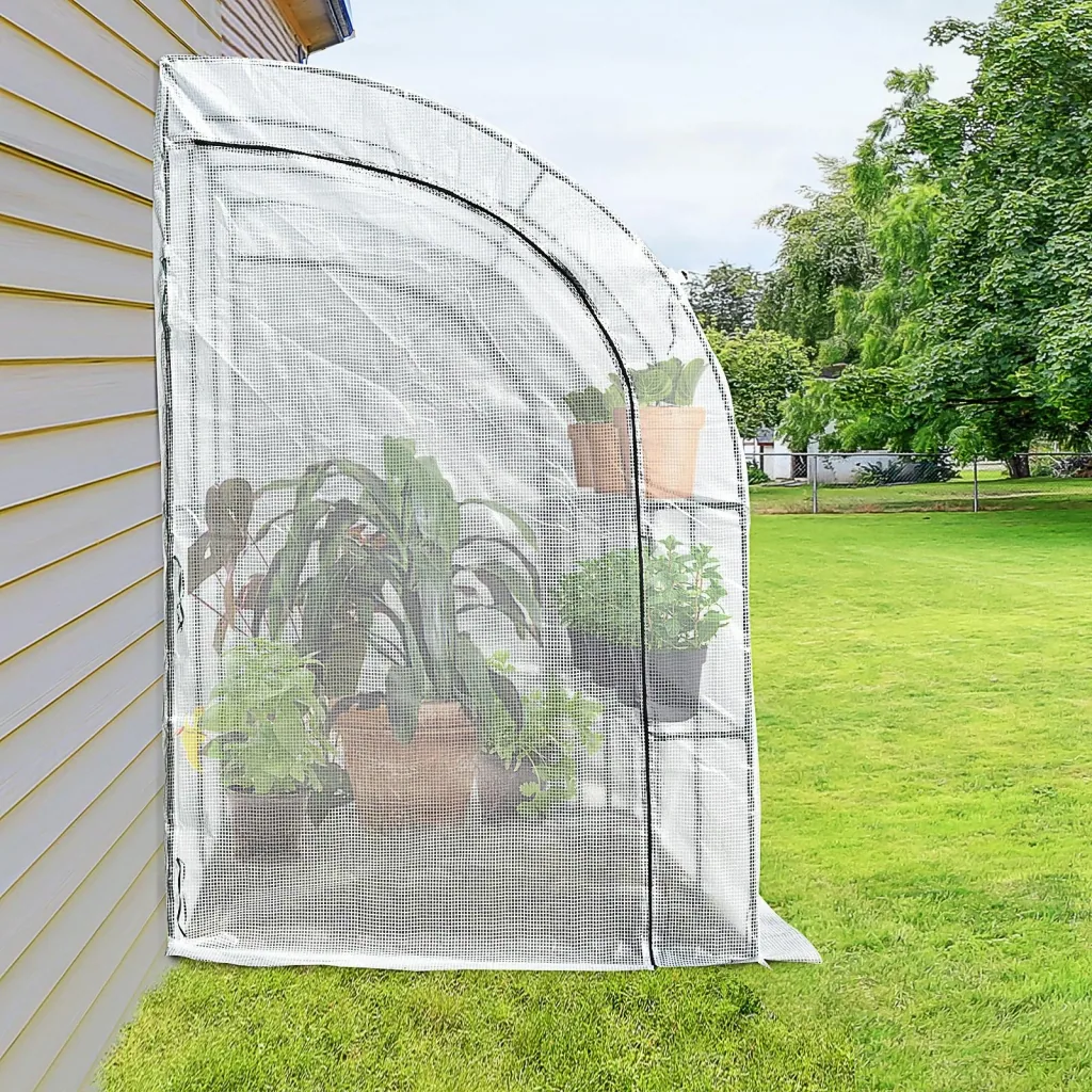 Greenhouse with 2 doors