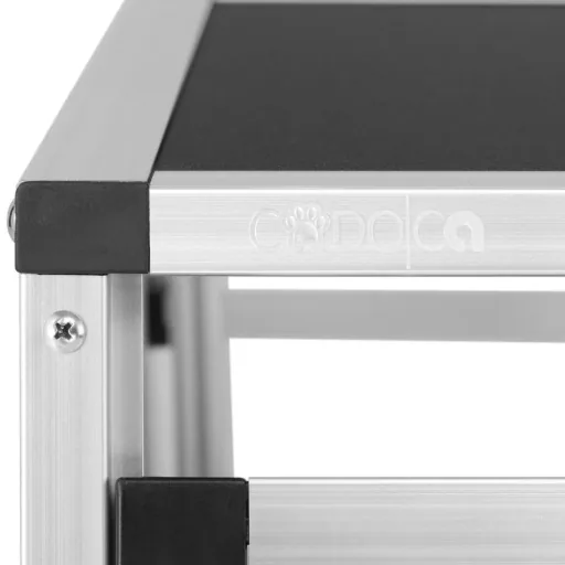 Dog transport box L 90x66x72cm aluminum