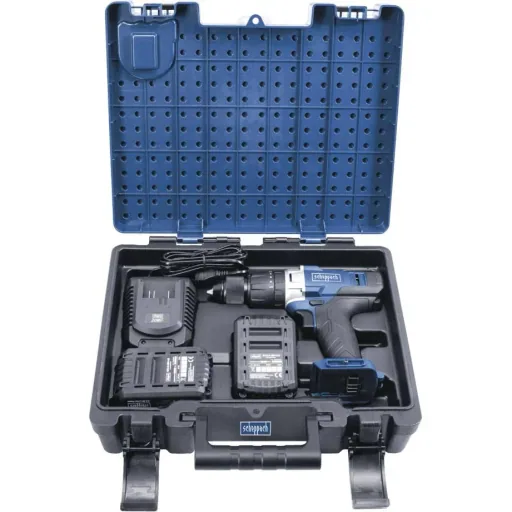 Cordless drill/driver set 20V - Incl. 2x 2Ah batteries, charger, case, 206 battery pack, screwdriver set