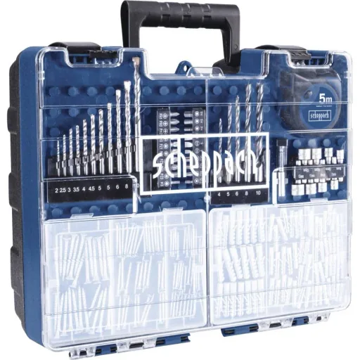 Cordless drill/driver set 20V - Incl. 2x 2Ah batteries, charger, case, 206 battery pack, screwdriver set