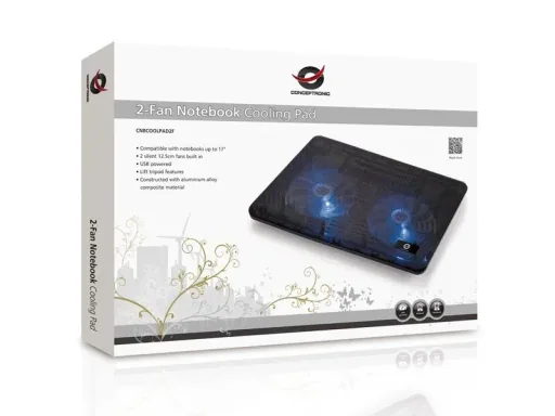 2-Fan Cooling Pad (15,6")/ schwarz