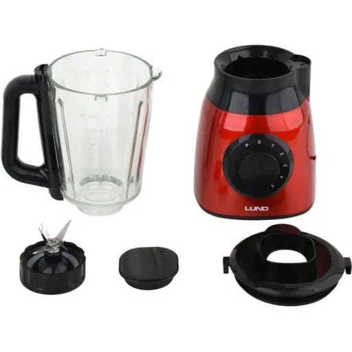 Powerful blender red - 600W - 5 speeds - 1.5L