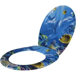Duroplast toilet seat dolphins