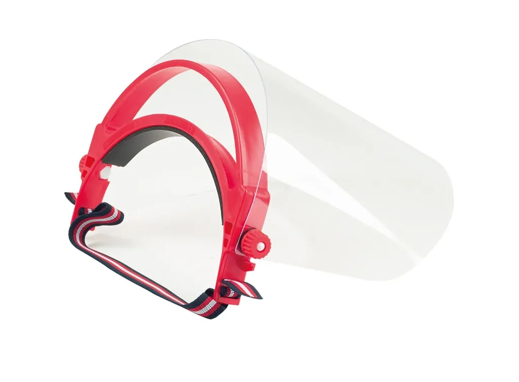 Face protection clear visor