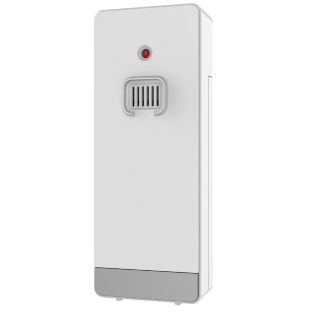 Radio-controlled weather station with outdoor transmitter