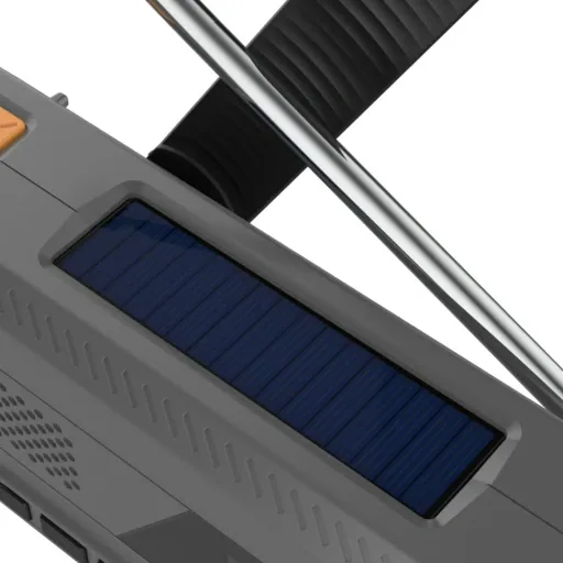 Outdoor Solarkurbelradio mit SOS Taschlampe, DAB/UKW, Bluetooth, Akku