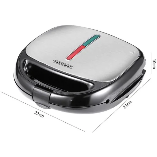 3in1 Sandwichmaker Schwarz 800W