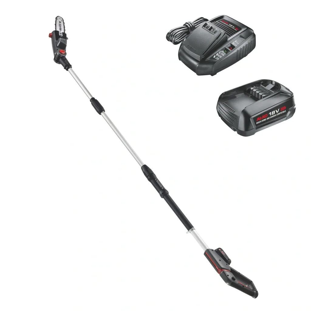 18 V BOSCH HOME AND GARDEN COMPATIBLE Cordless Pole Pruner CSA 1820 including battery and charger