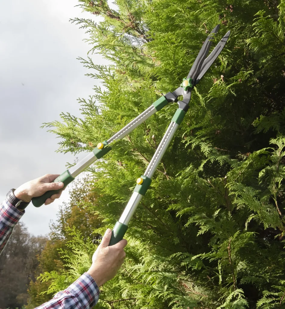Telescopic hedge trimmer, 63-81 cm
