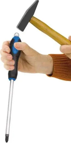 Chisel screwdriver set 6-piece SL + PH