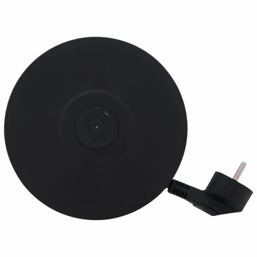 Kettle black/silver glass/stainless steel 1.7L
