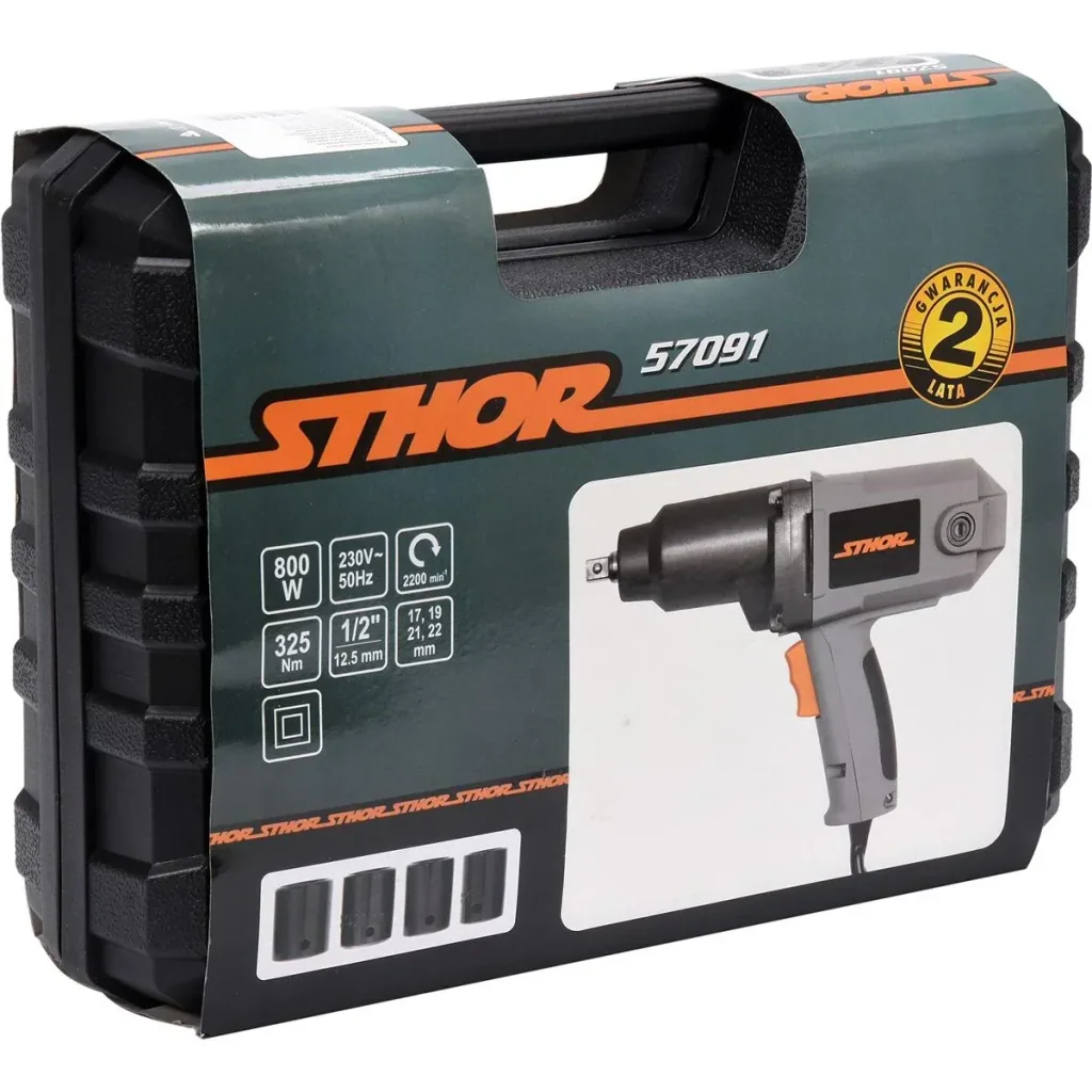 STHOR electric impact wrench - 800W - 325 Nm