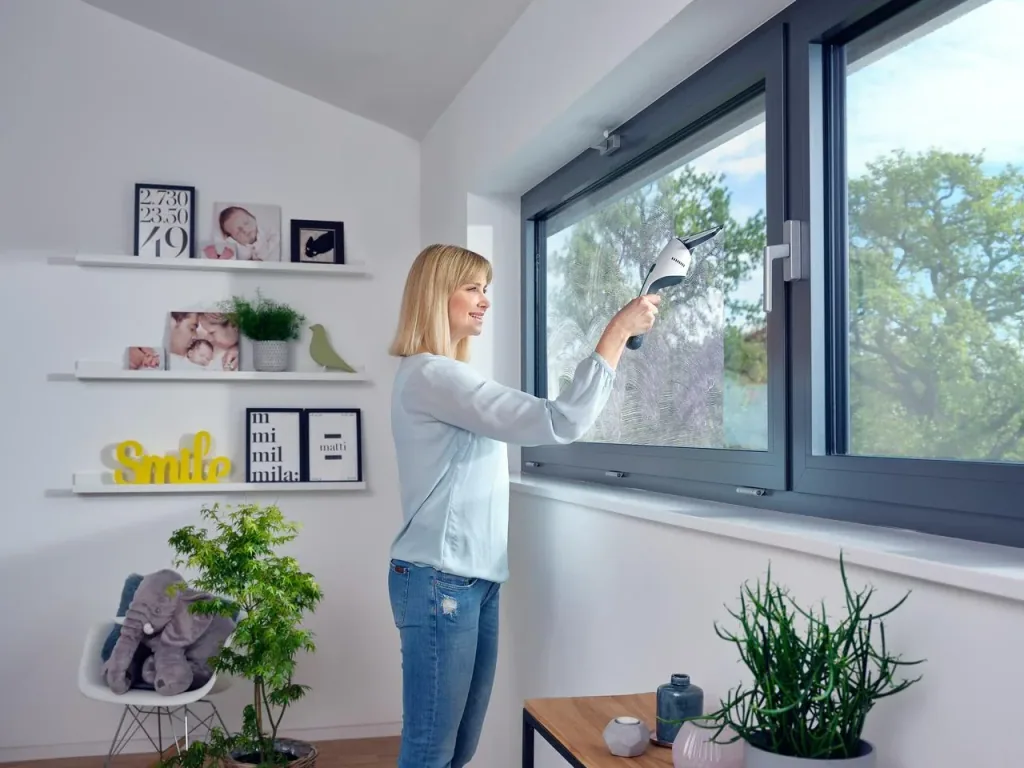 Window and bathroom vacuum cleaner "Nemo"