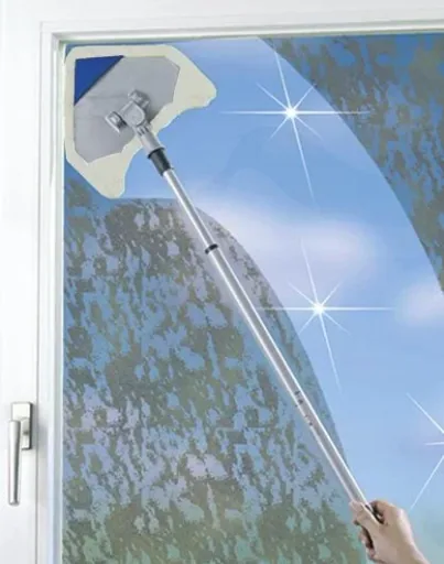 Multiflex wiper, with telescopic handle and 3 covers